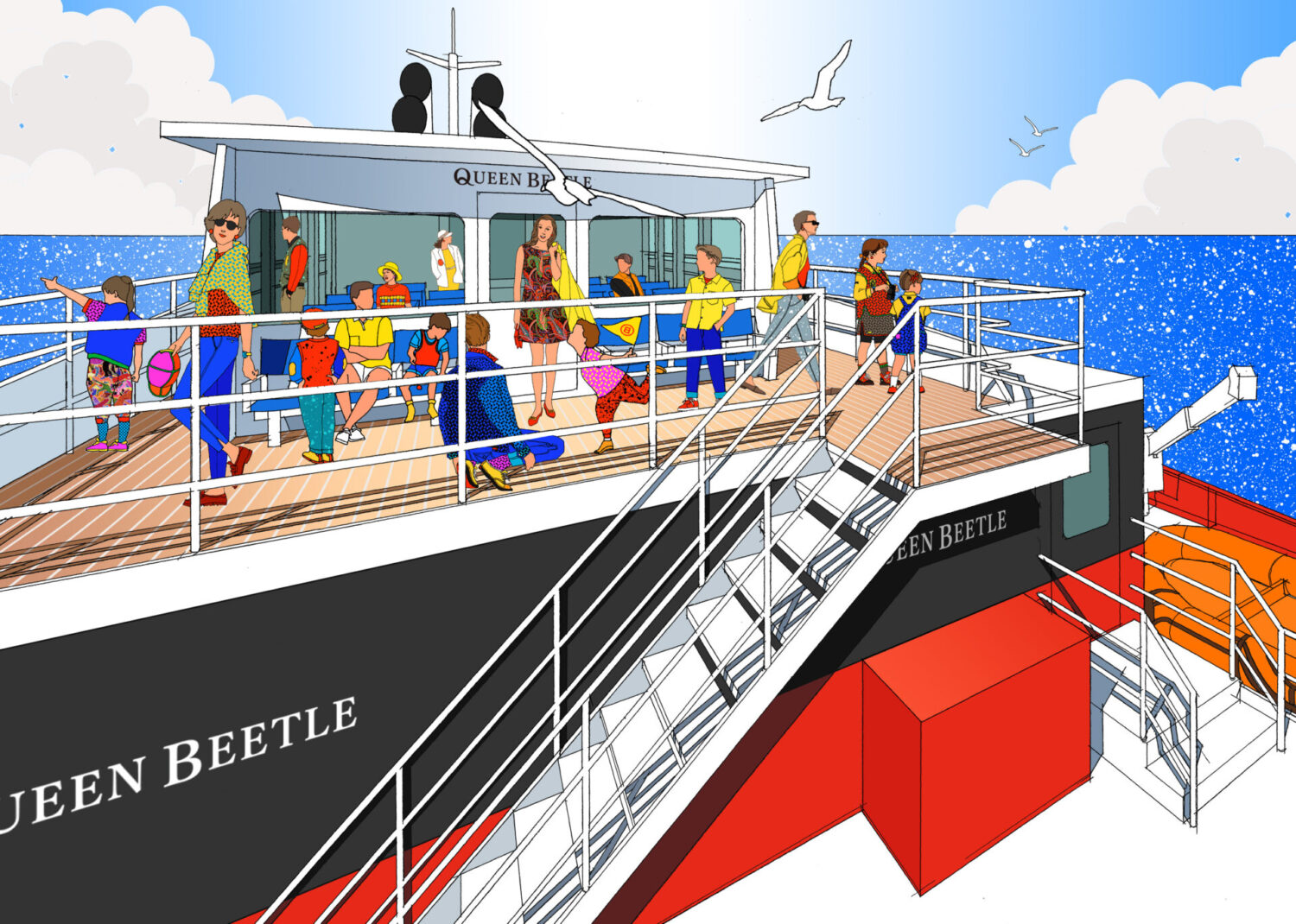ＪＲ九州高速船、新造船「Queen Beetle」来年７月15日就航