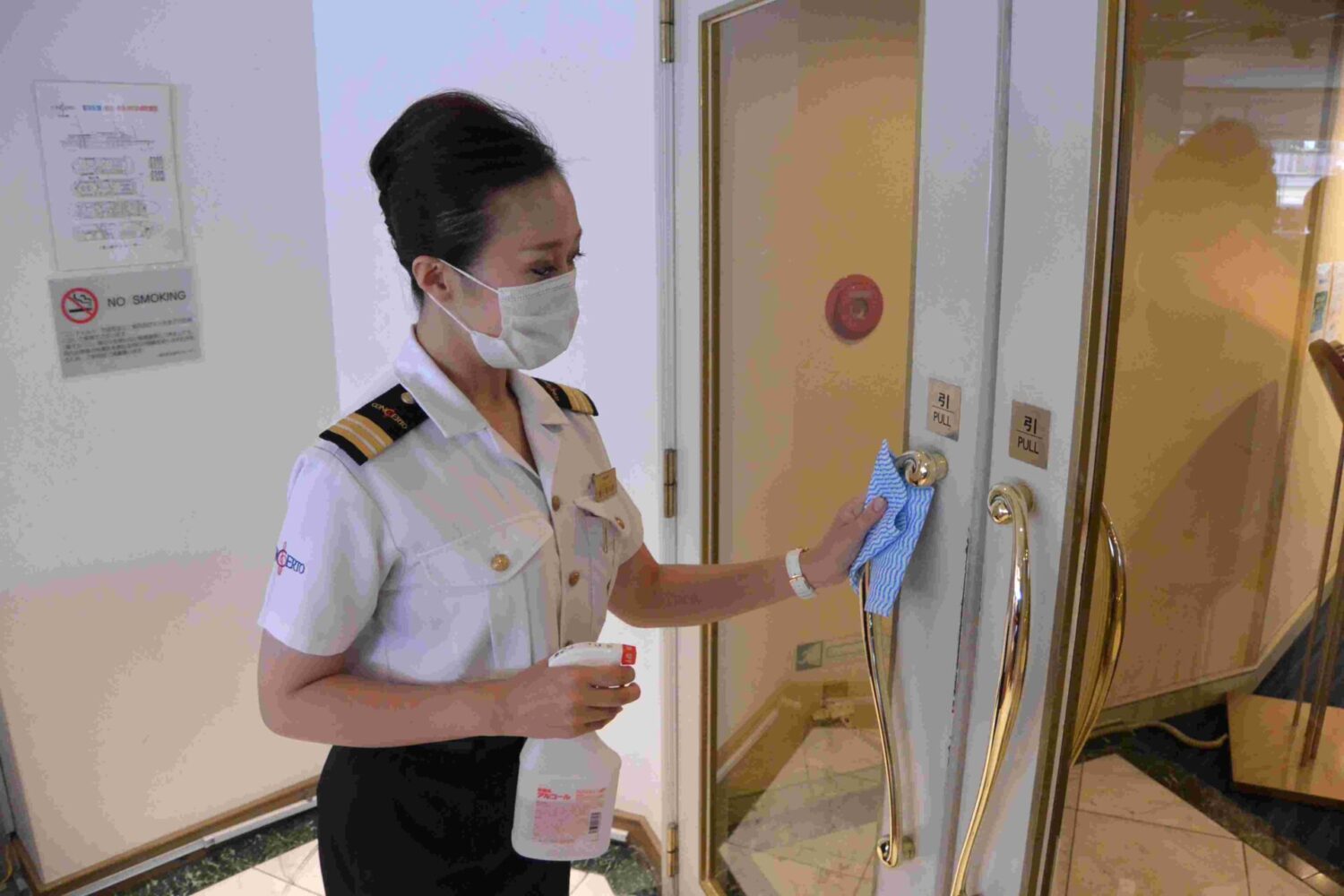 神戸港「コンチェルト」、感染防止対策を徹底