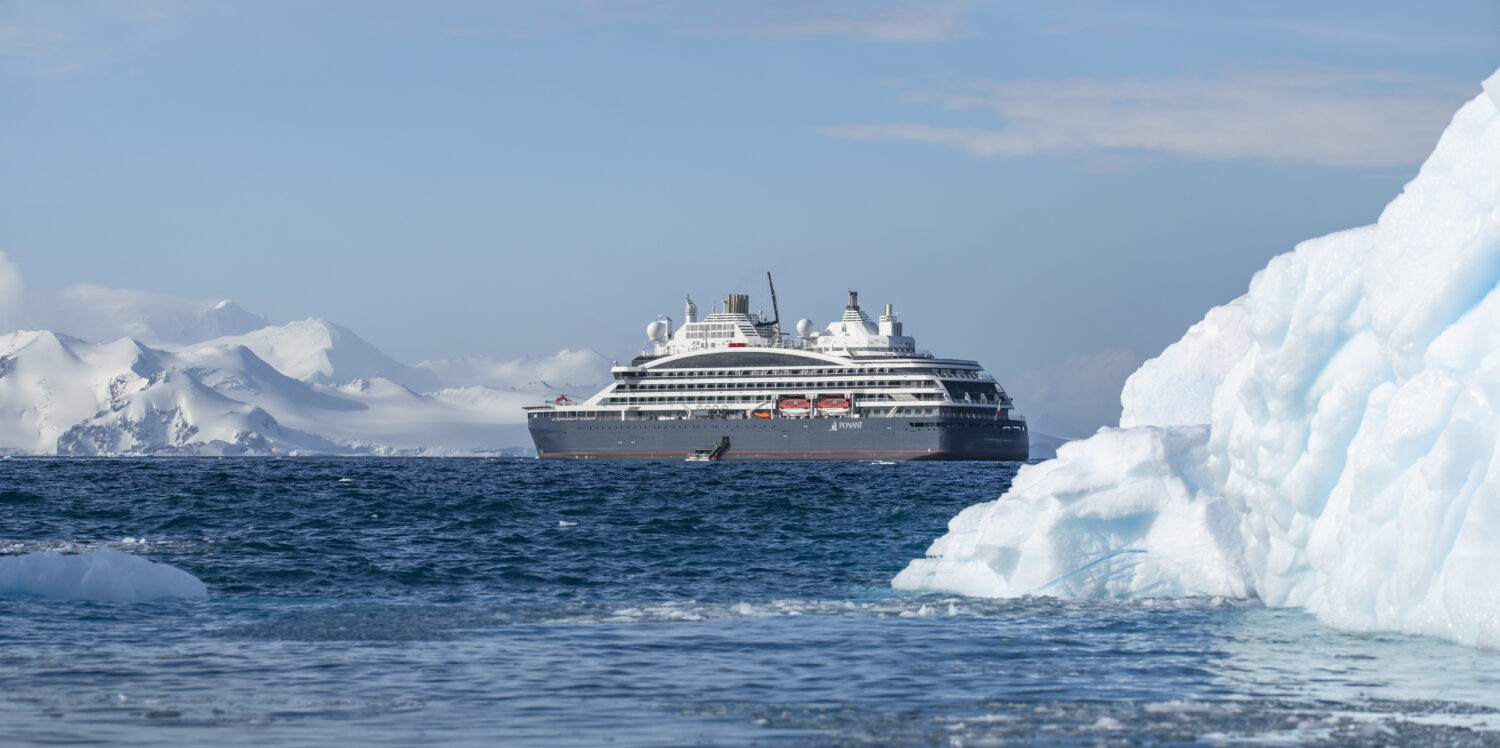 ポナン最新客船、南極の極限緯度に到着、世界新記録を樹立