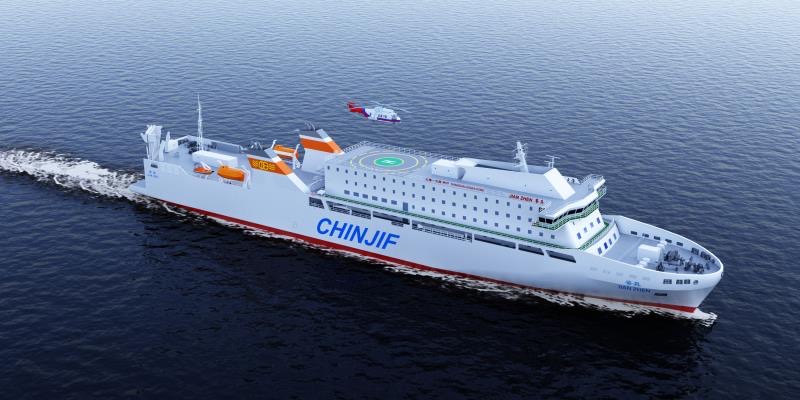 日中国際フェリー、新船「鑑真號」2024年就航