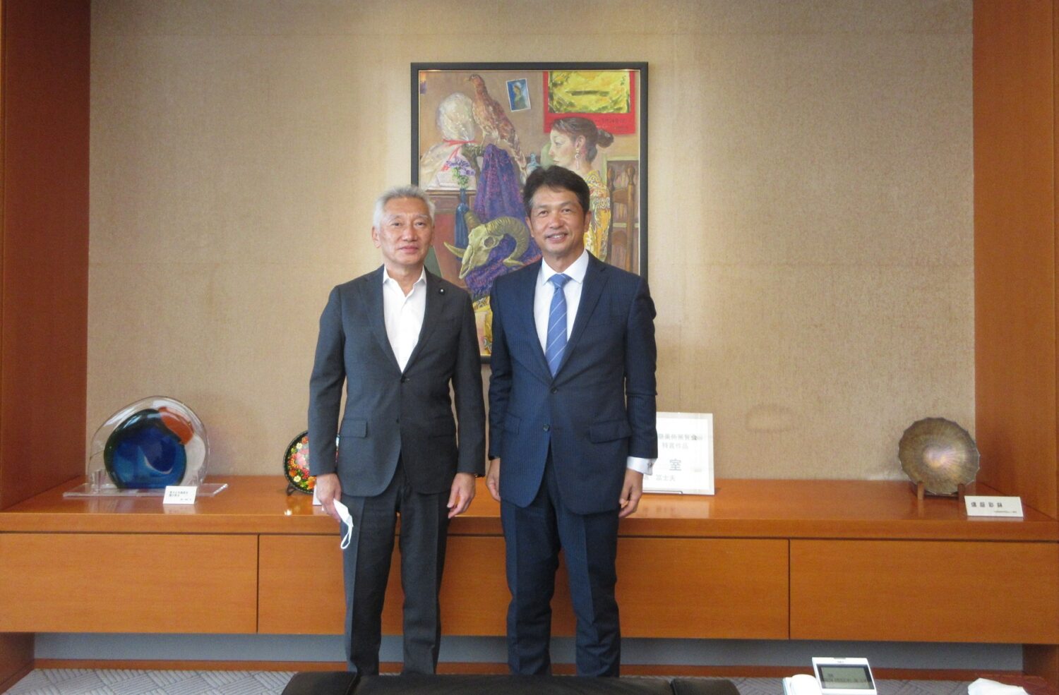 JICC堀川会長、茨城県知事を表敬訪問