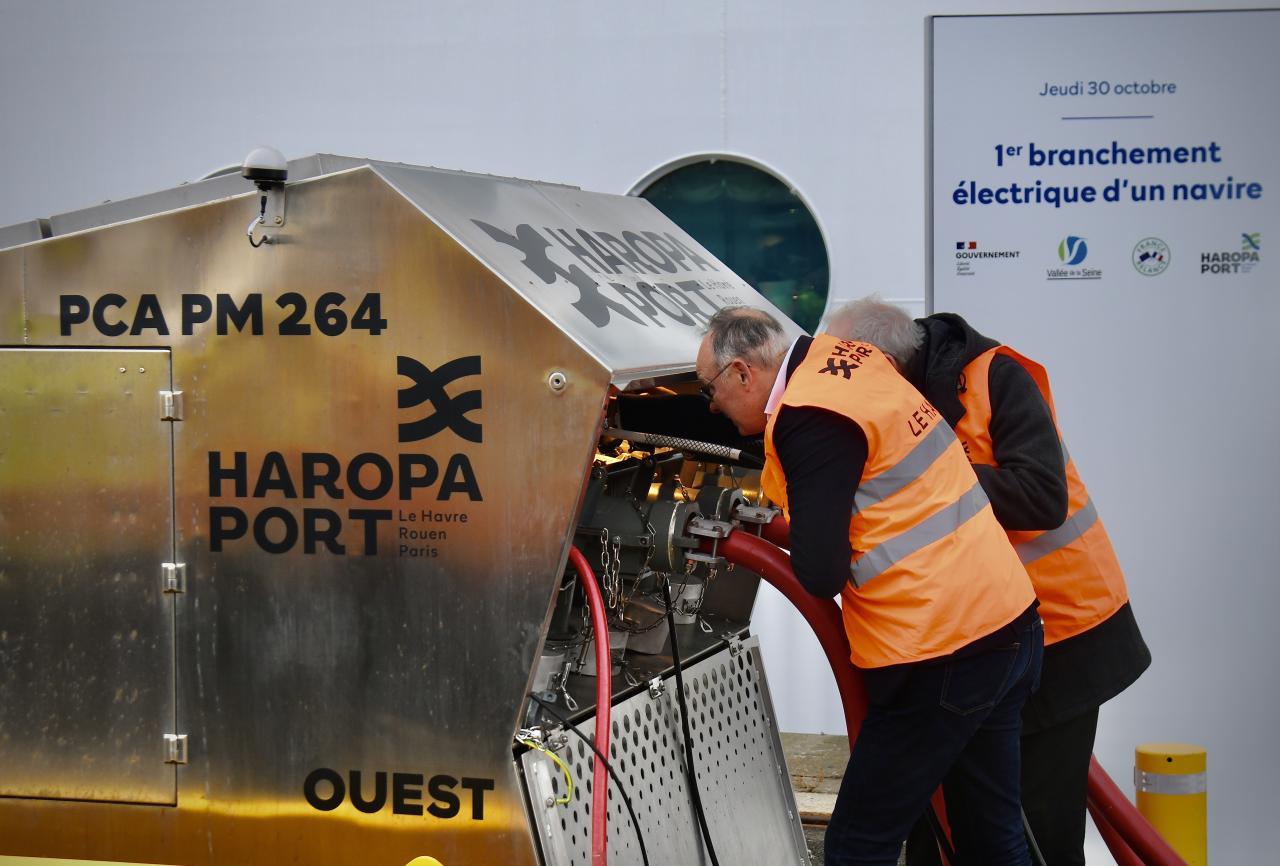 ル・アーブル港、クルーズ船向け陸電システムの運用開始