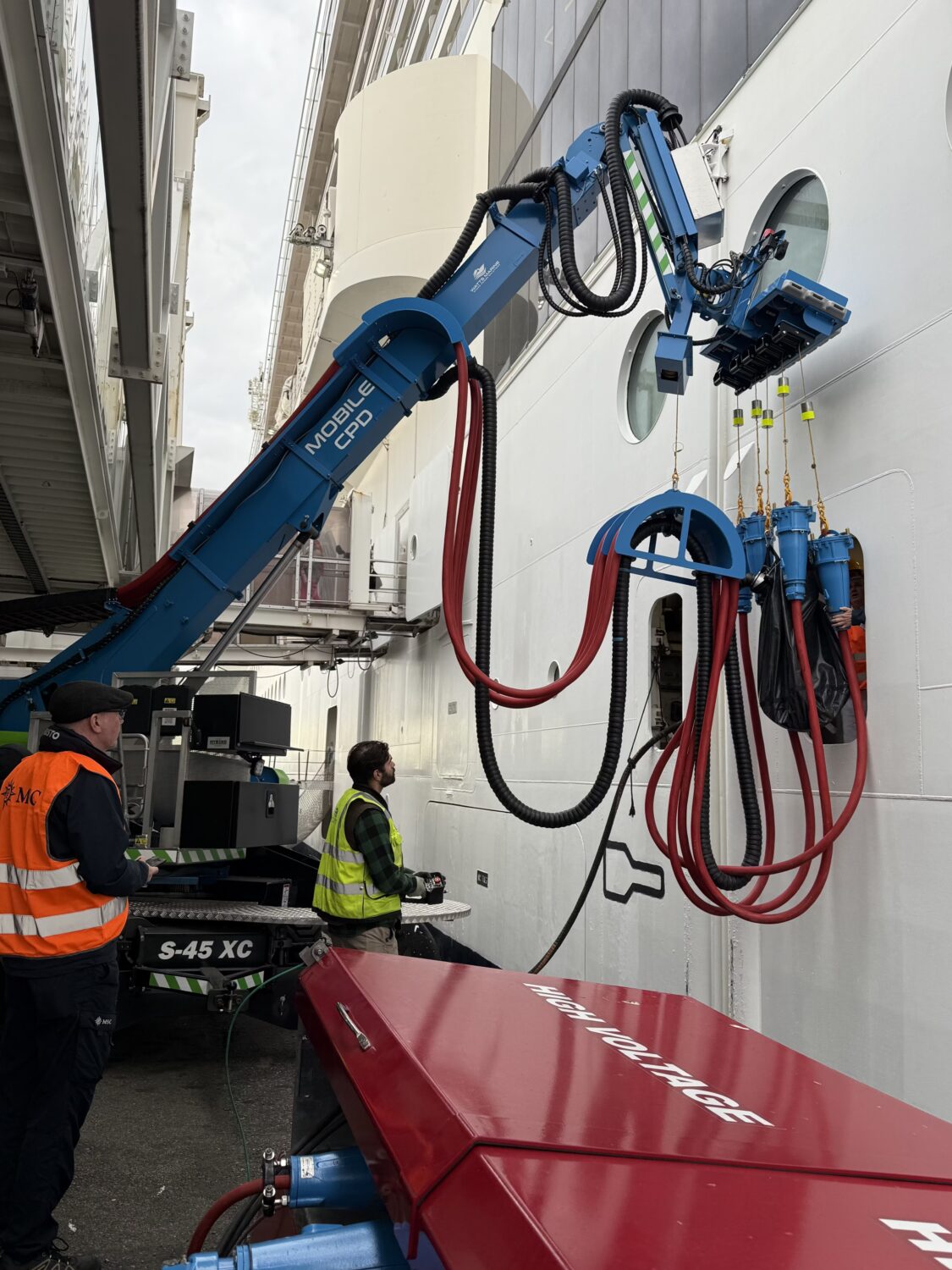 MSC、ブルックリン港でも陸電の本格運用を開始