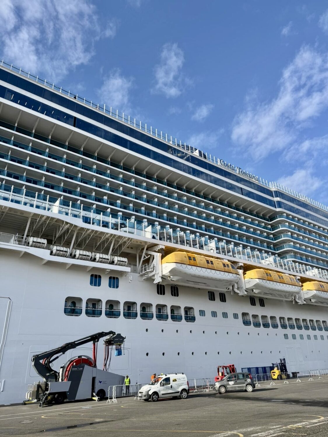 ラ・スペツィア港の陸電施設、「コスタ・トスカーナ」で実証試験