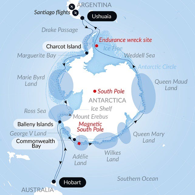ポナン、2028年に南極大陸一周クルーズへ