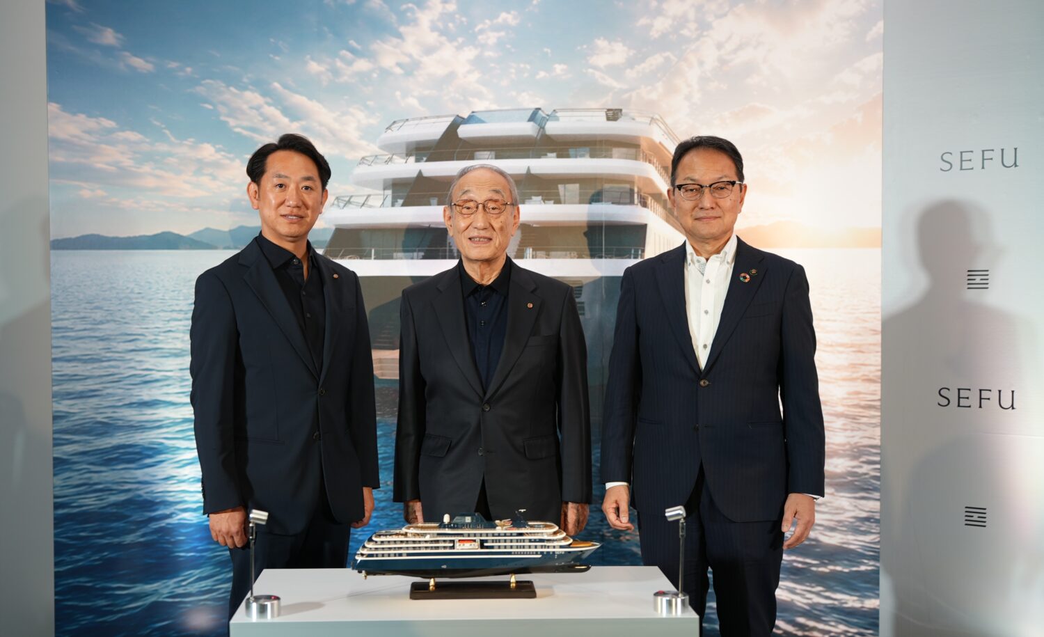 Ｒヨット、新造船「SEFU」の船籍地を宇野港に決定